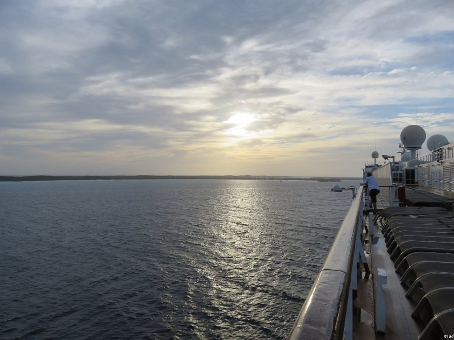 Arrivée à notre première sortie de croisière