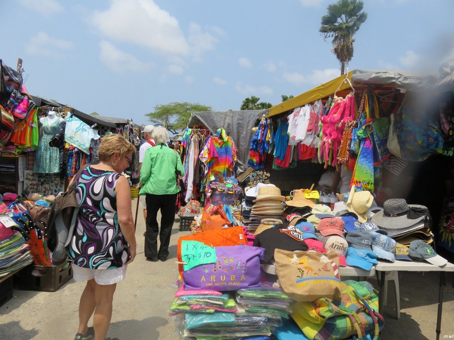 Une journée sur l'ile d'Aruba - On visite Oranjestad à pieds