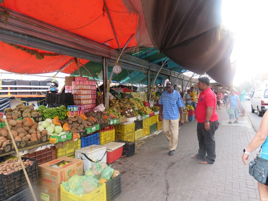 Marche dans Willemstad - Curaçao