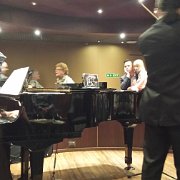 Superbe Violoniste et pianiste du bateau