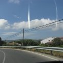 Route du retour vers Roses