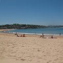 Sur la plage du centre-ville