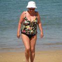 Sur la plage du centre-ville