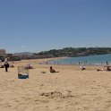 Sur la plage du centre-ville