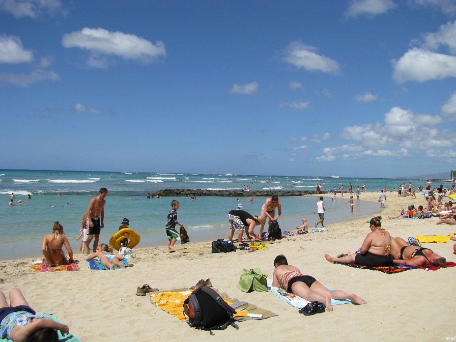 Plage de Waikiki