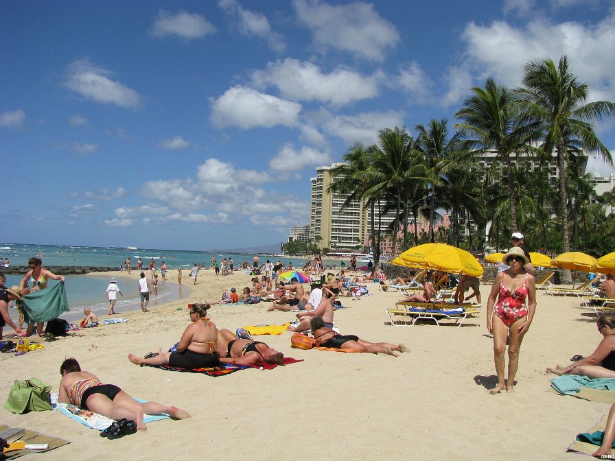Plage de Waikiki
