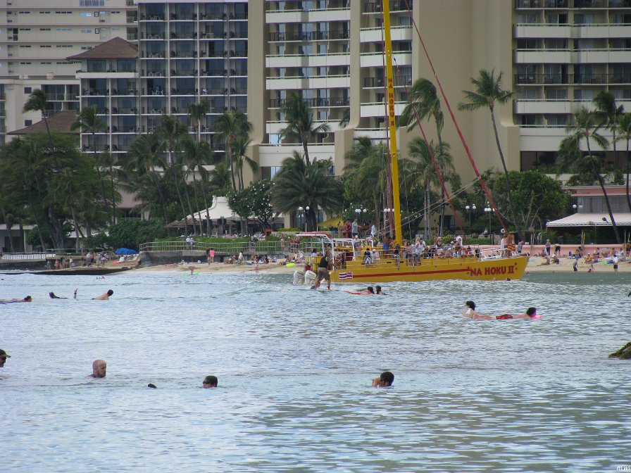 Plage de Waikiki
