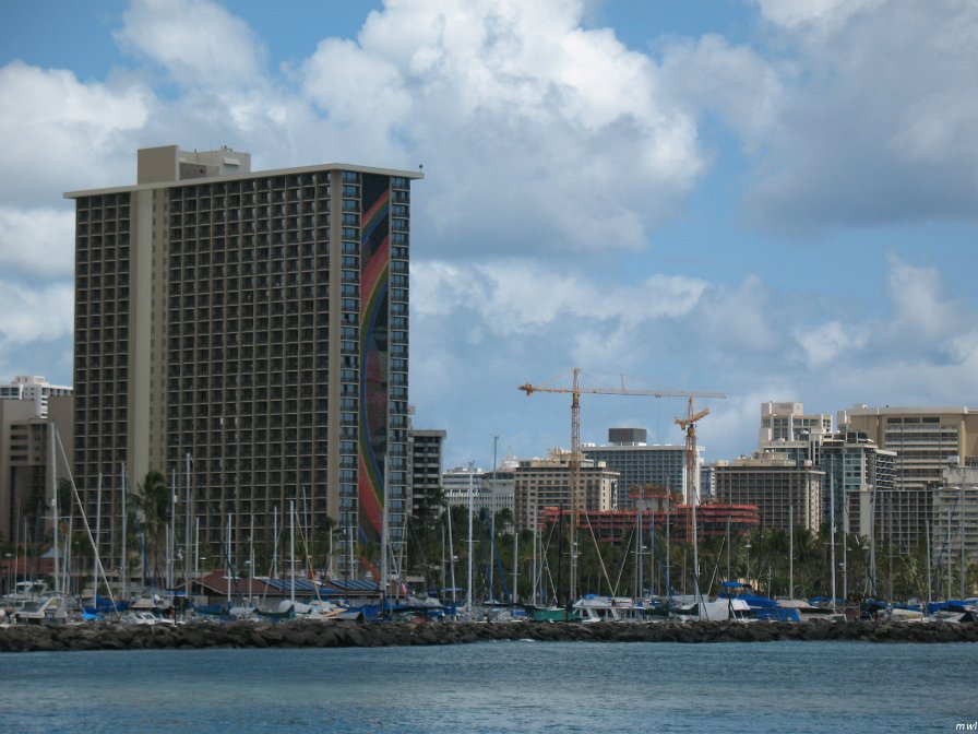 Ala Moana Beach Park - Centre ville de Honolulu