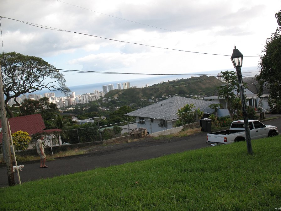 Vue de Honolulu à partir de sa haute ville