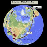 Avion - Montréal - Minneapolis - Tokyo - Bangkok