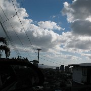 Vue de Honolulu à partir de sa haute ville
