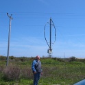 Ancienne éolienne abandonnée