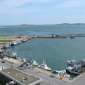 Vue du port de Cap-aux-Meules