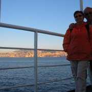 Visite à Capri Merveilleux paysages, baie de Naples, le Vésuve au loin, Sorrento au passage.