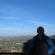Visite d'une petite ville de la campagne de Rome