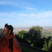 Visite d'une petite ville de la campagne de Rome