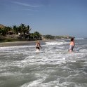 La plage devant l