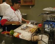 Préparation d'un souper de Sushi